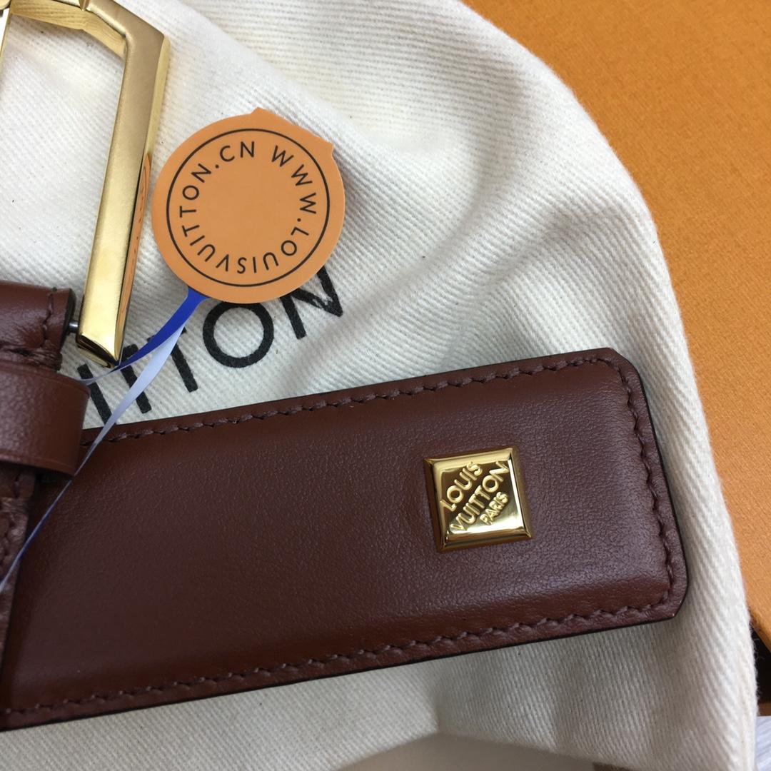 Louis Vuitton 35mm Leather Belt - DopestKickz