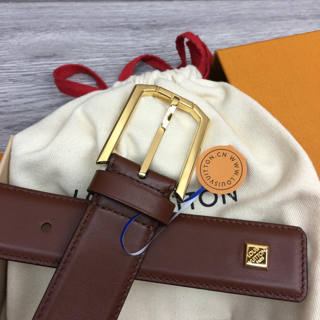 Louis Vuitton 35mm Leather Belt - DopestKickz