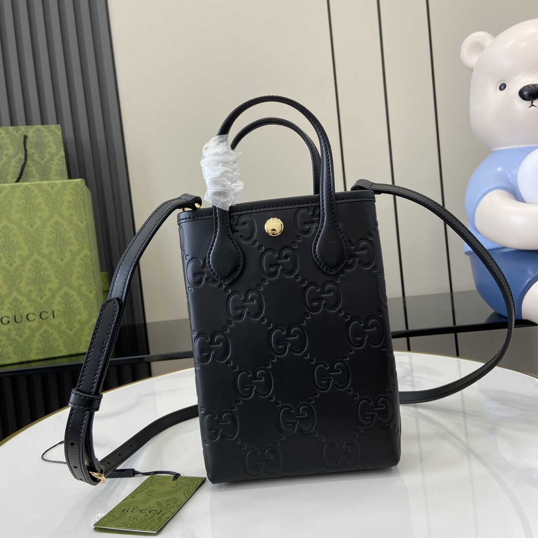 Gucci GG Super Mini Bag With Strap - DopestKickz