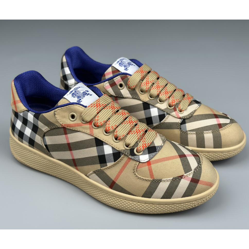 Burberry Check Terrace Sneakers - DopestKickz