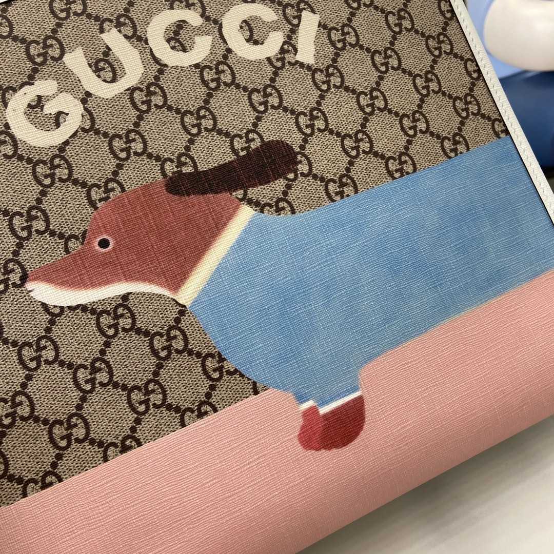 Gucci Children's Dog Print Tote Bag - DopestKickz