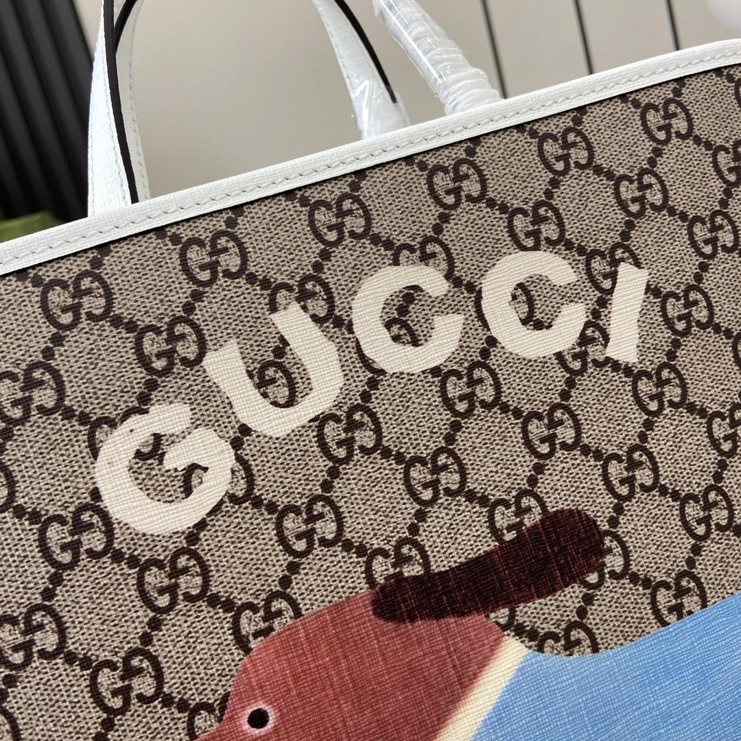 Gucci Children's Dog Print Tote Bag - DopestKickz