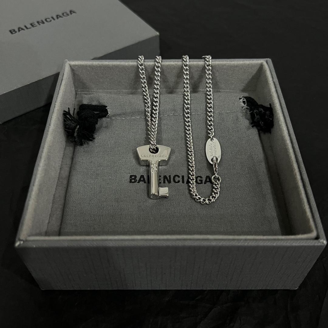 Balenciaga Amour Key Necklace  - DopestKickz