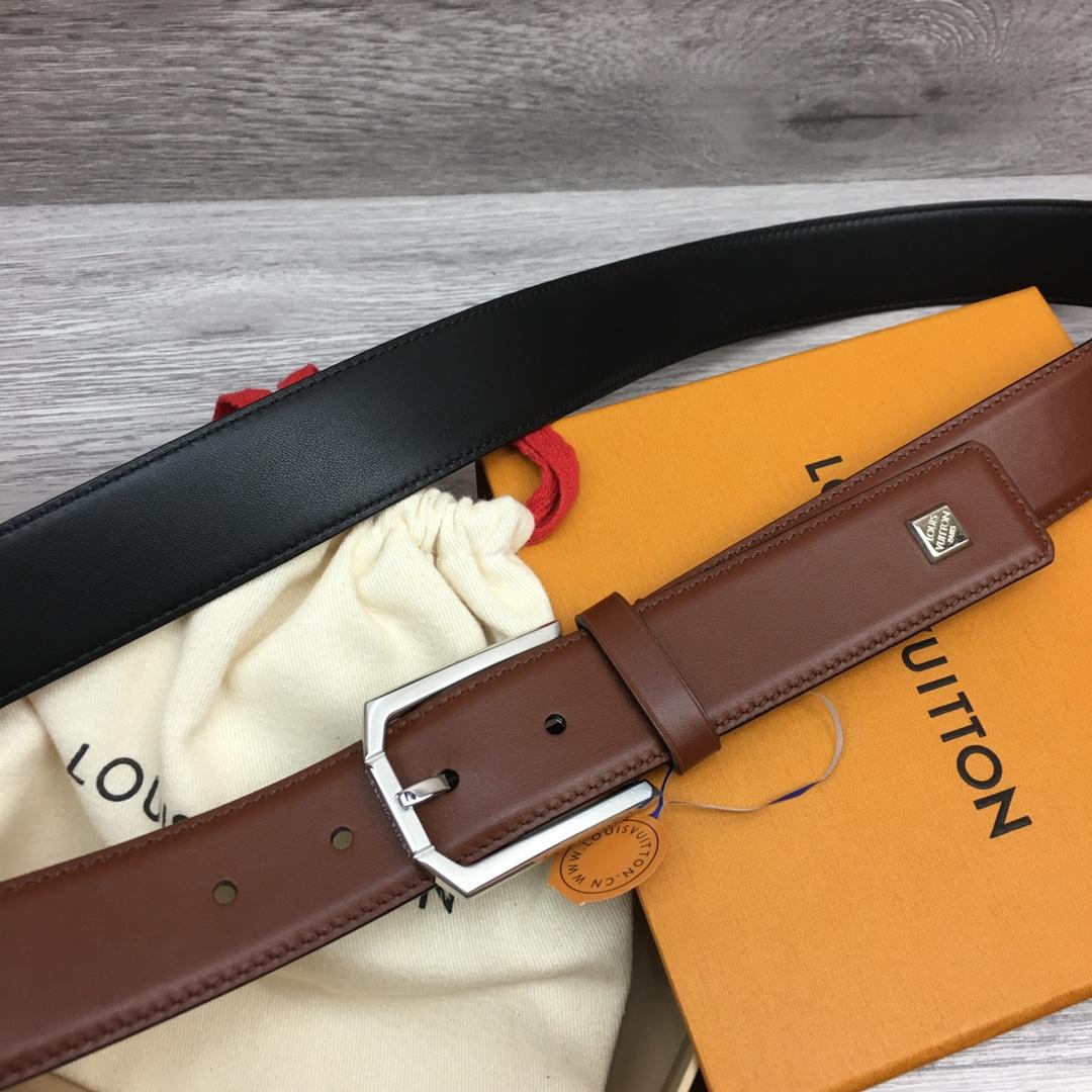 Louis Vuitton 35mm Leather Belt - DopestKickz
