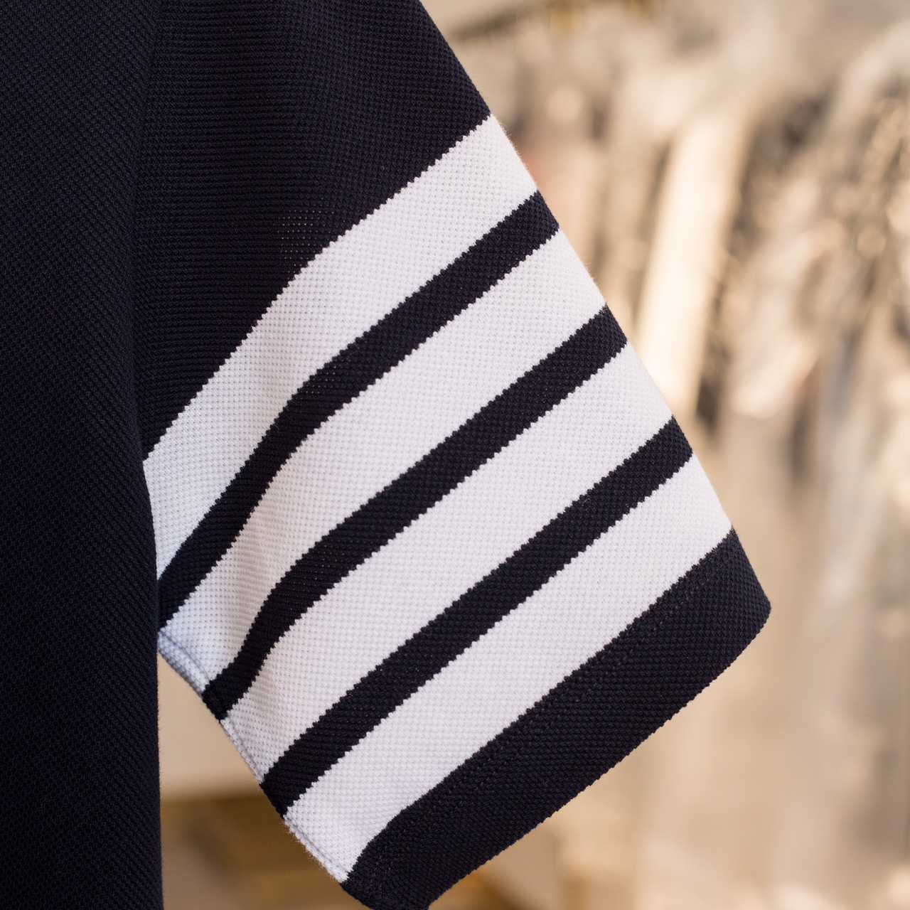 Thom Browne Classic Pique 4-Bar Short Sleeve Polo  2091 - DopestKickz