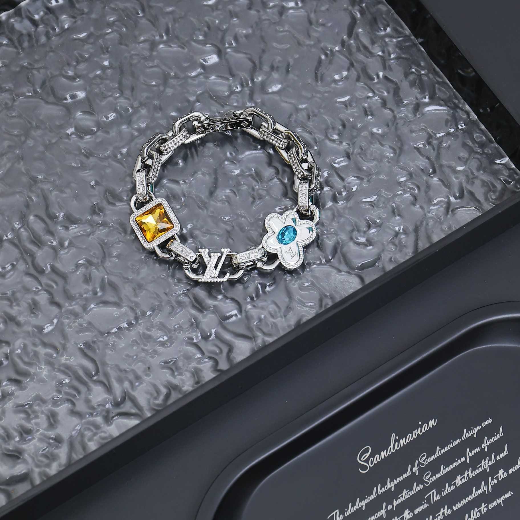 Louis Vuitton Paradise Stone Bracelet   M1594M - DopestKickz