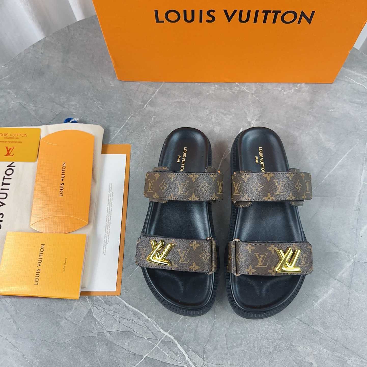 Louis Vuitton LV Sunset Flat Comfort Mule   1AD1HE - DopestKickz