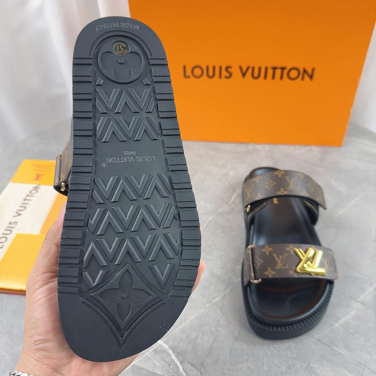 Louis Vuitton LV Sunset Flat Comfort Mule   1AD1HE - DopestKickz