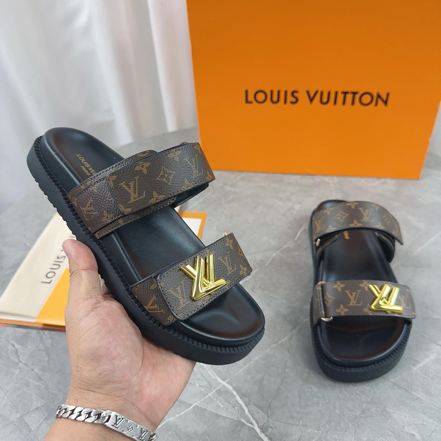 Louis Vuitton LV Sunset Flat Comfort Mule   1AD1HE - DopestKickz