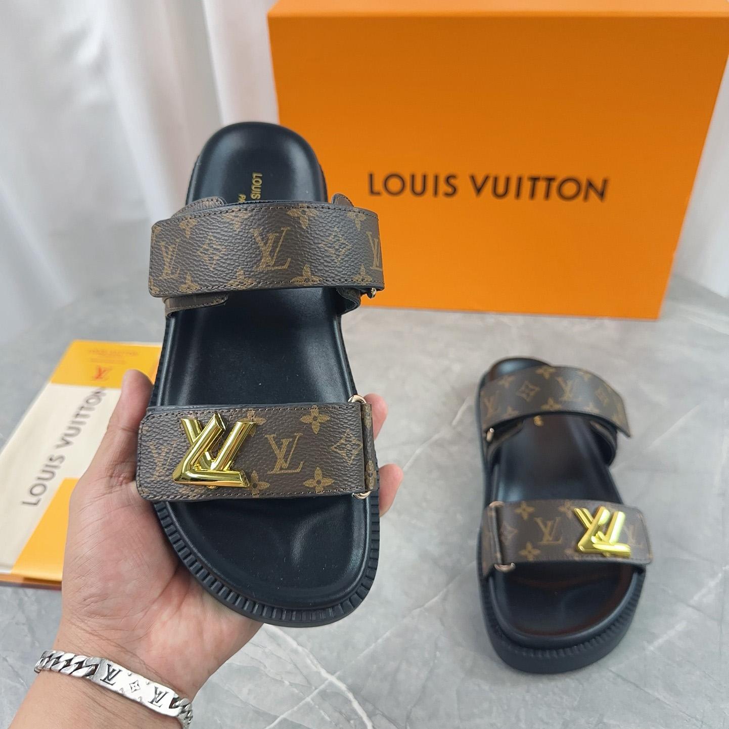 Louis Vuitton LV Sunset Flat Comfort Mule   1AD1HE - DopestKickz