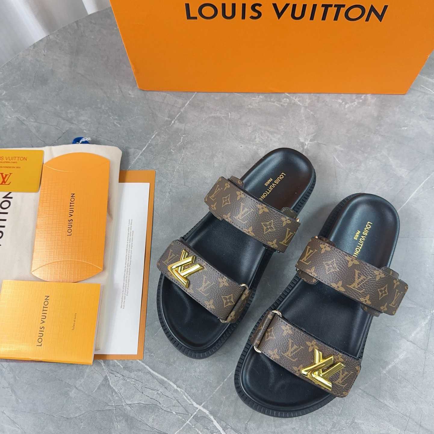 Louis Vuitton LV Sunset Flat Comfort Mule   1AD1HE - DopestKickz