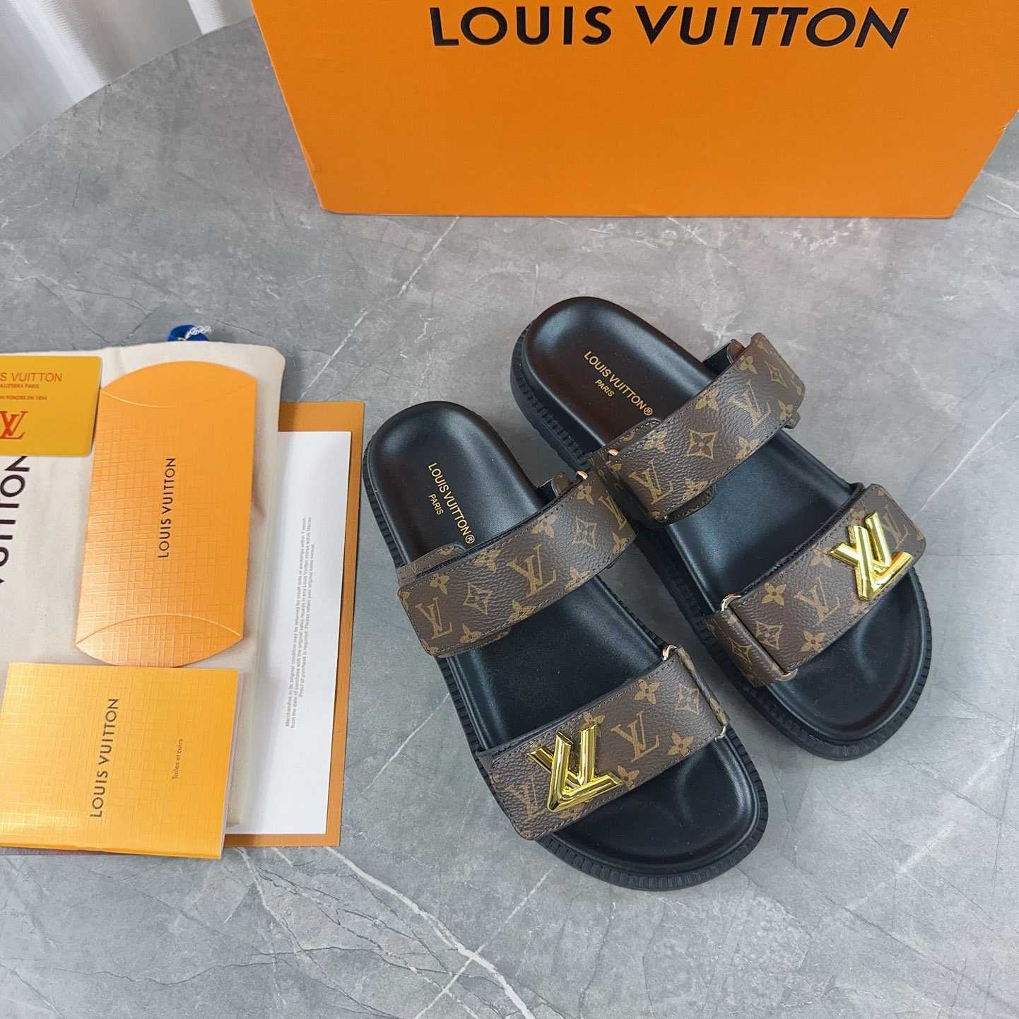 Louis Vuitton LV Sunset Flat Comfort Mule   1AD1HE - DopestKickz