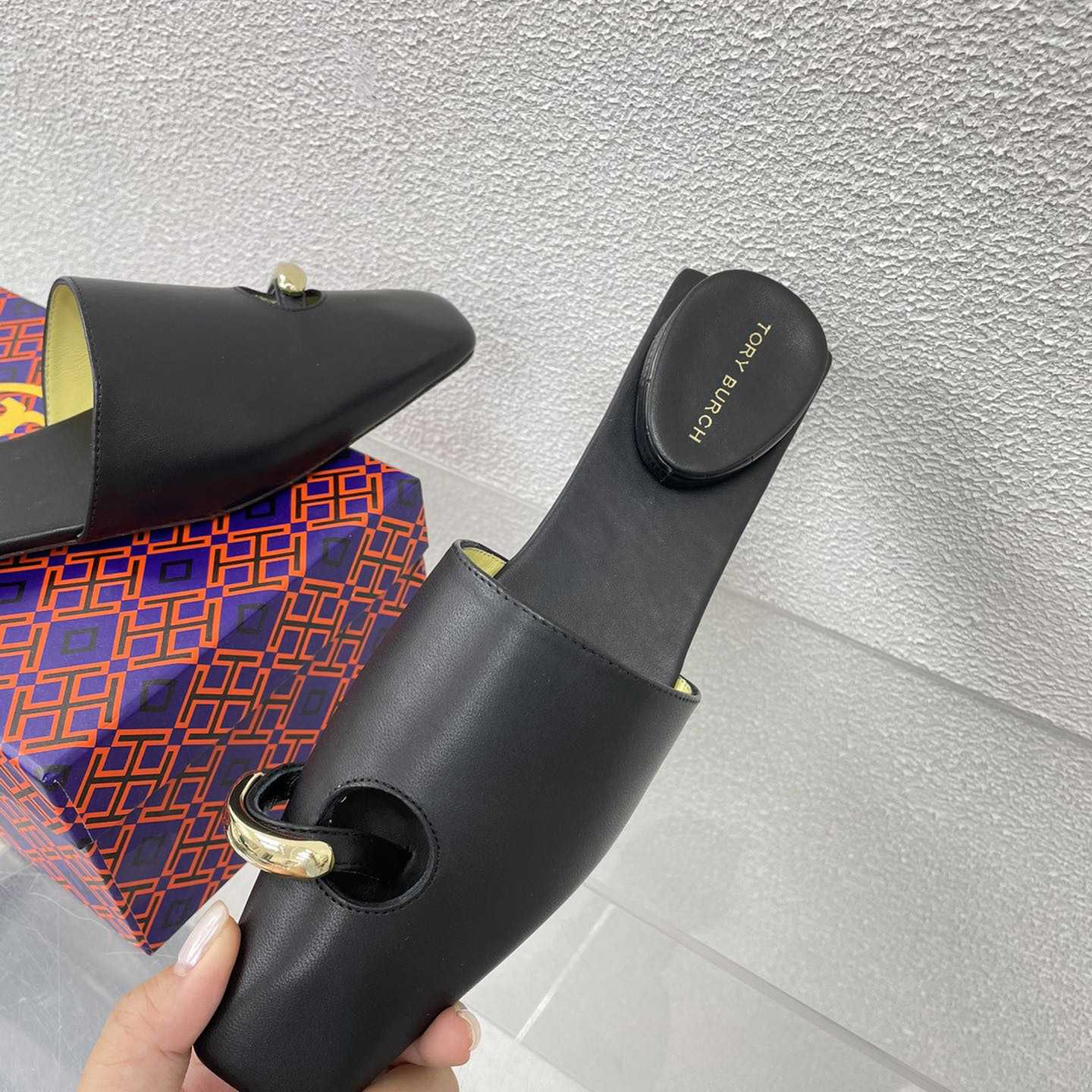 Tory Burch Pierced Mule - DopestKickz