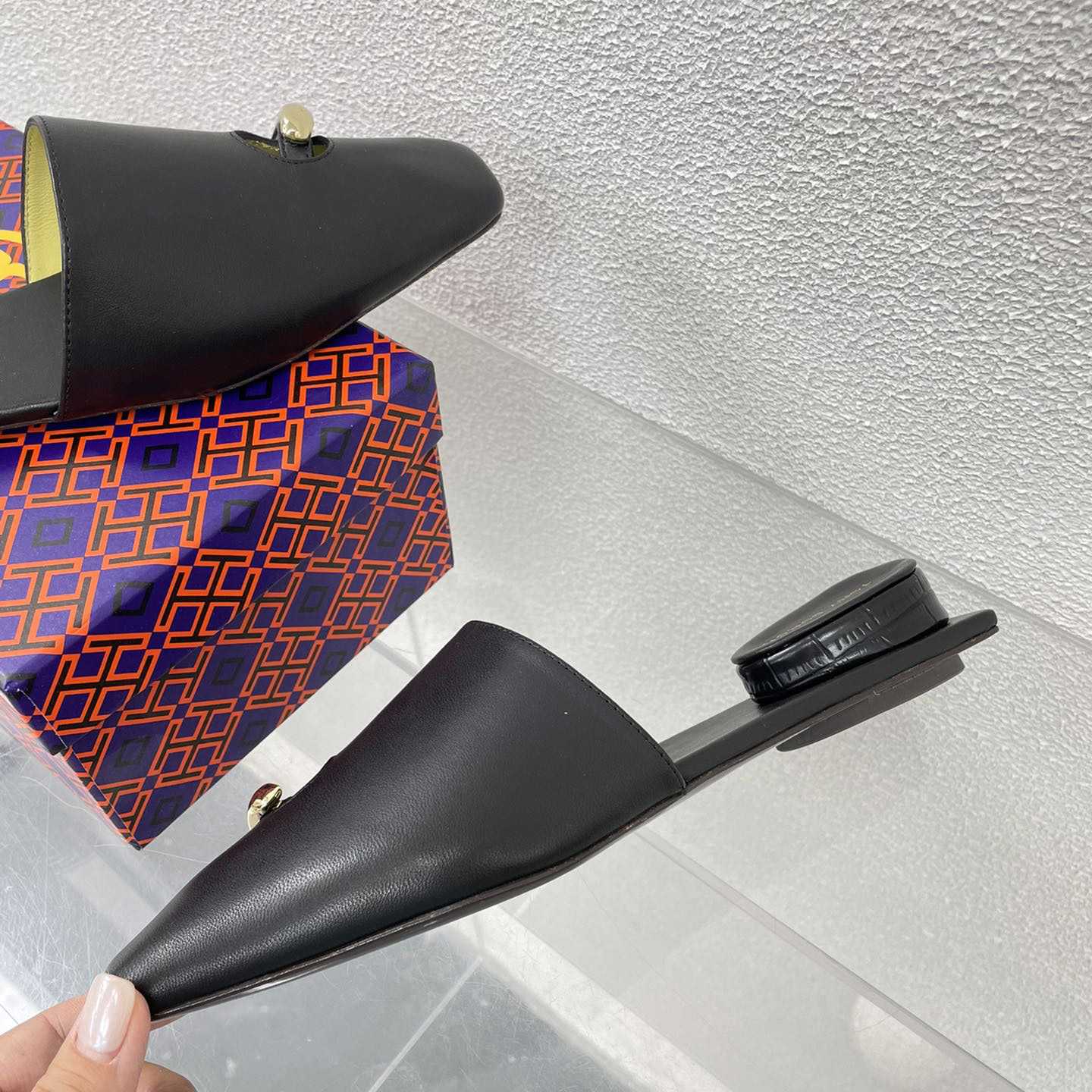 Tory Burch Pierced Mule - DopestKickz