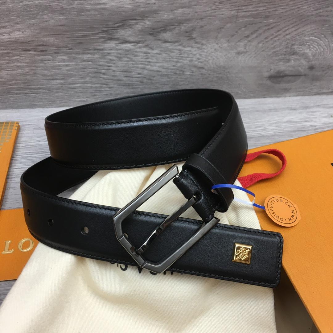Louis Vuitton 35mm Leather Belt - DopestKickz