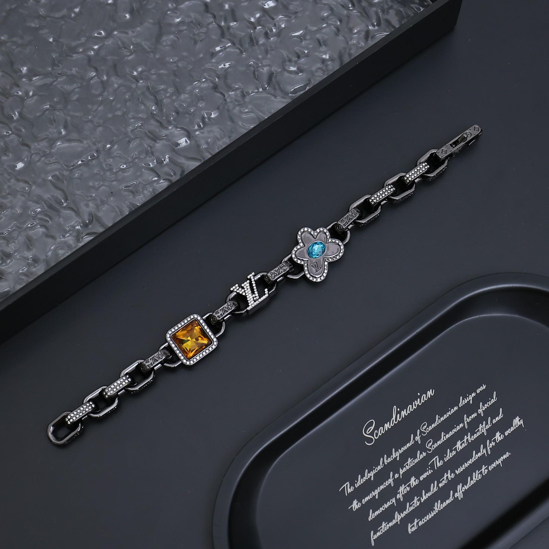 Louis Vuitton Paradise Stone Bracelet   M1594M - DopestKickz