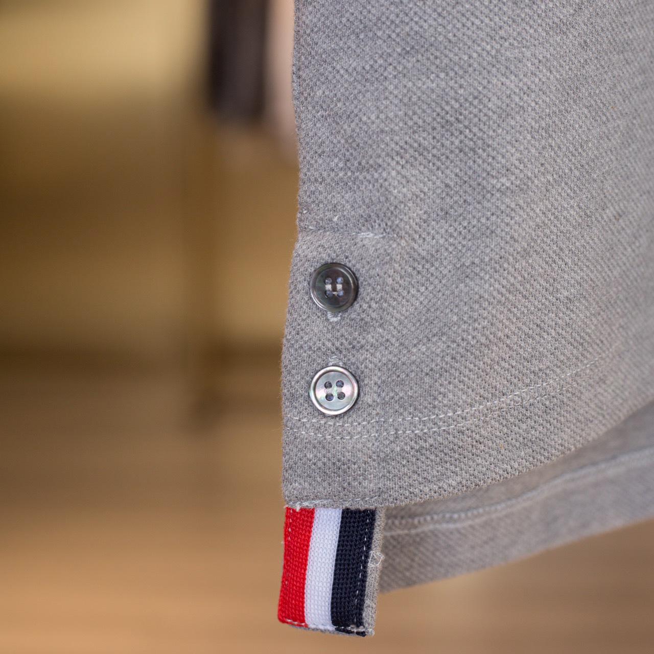 Thom Browne Classic Pique 4-Bar Short Sleeve Polo  2091 - DopestKickz