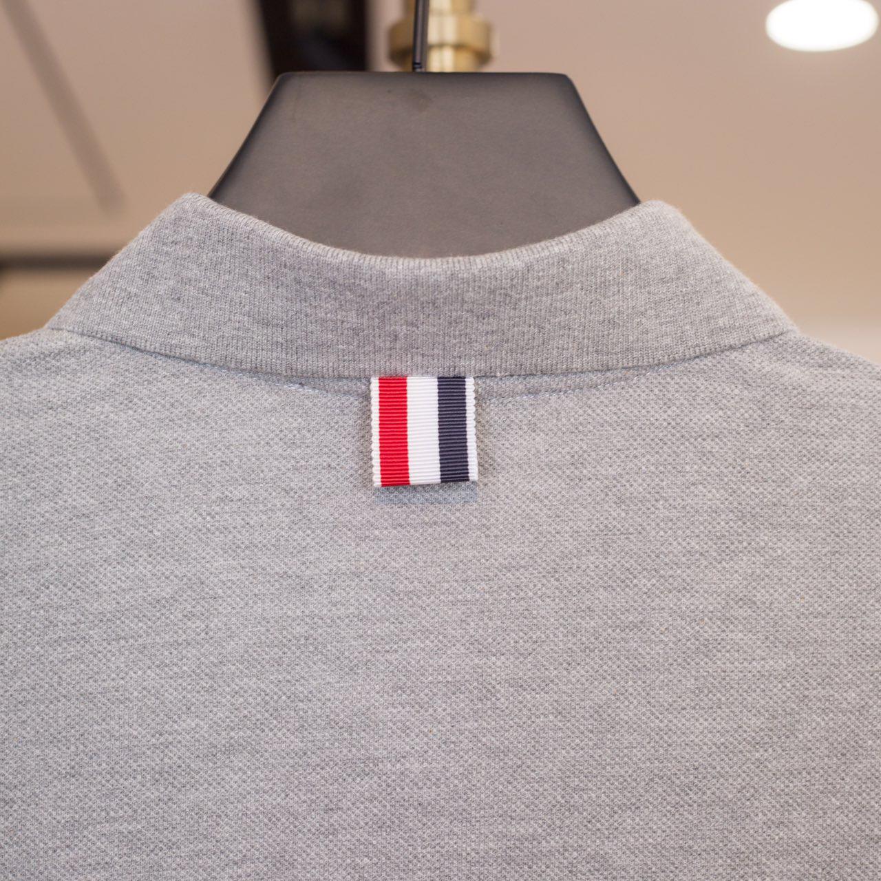 Thom Browne Classic Pique 4-Bar Short Sleeve Polo  2091 - DopestKickz