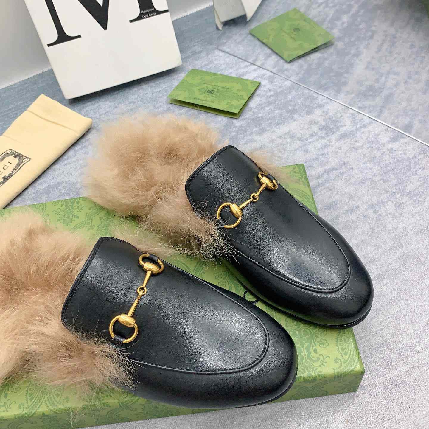 Gucci Fur Loafers - DopestKickz