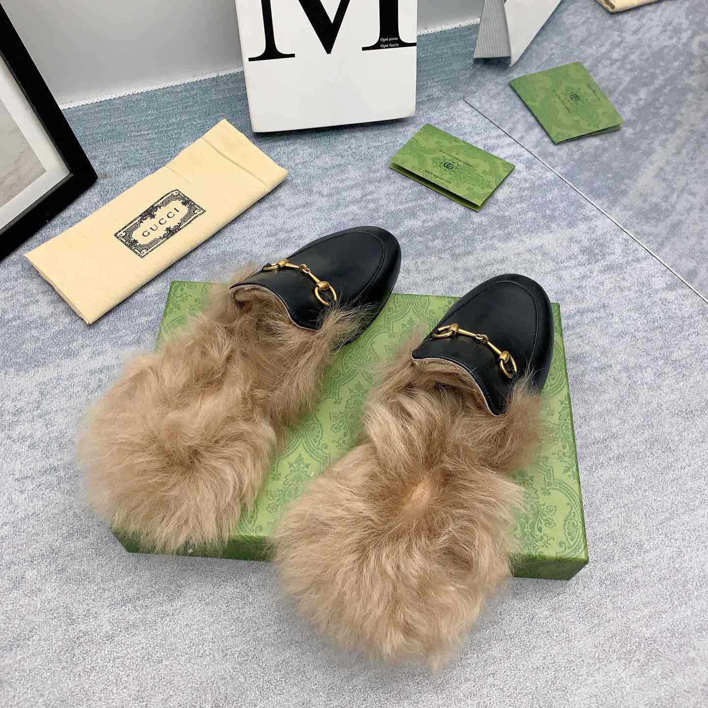 Gucci Fur Loafers - DopestKickz