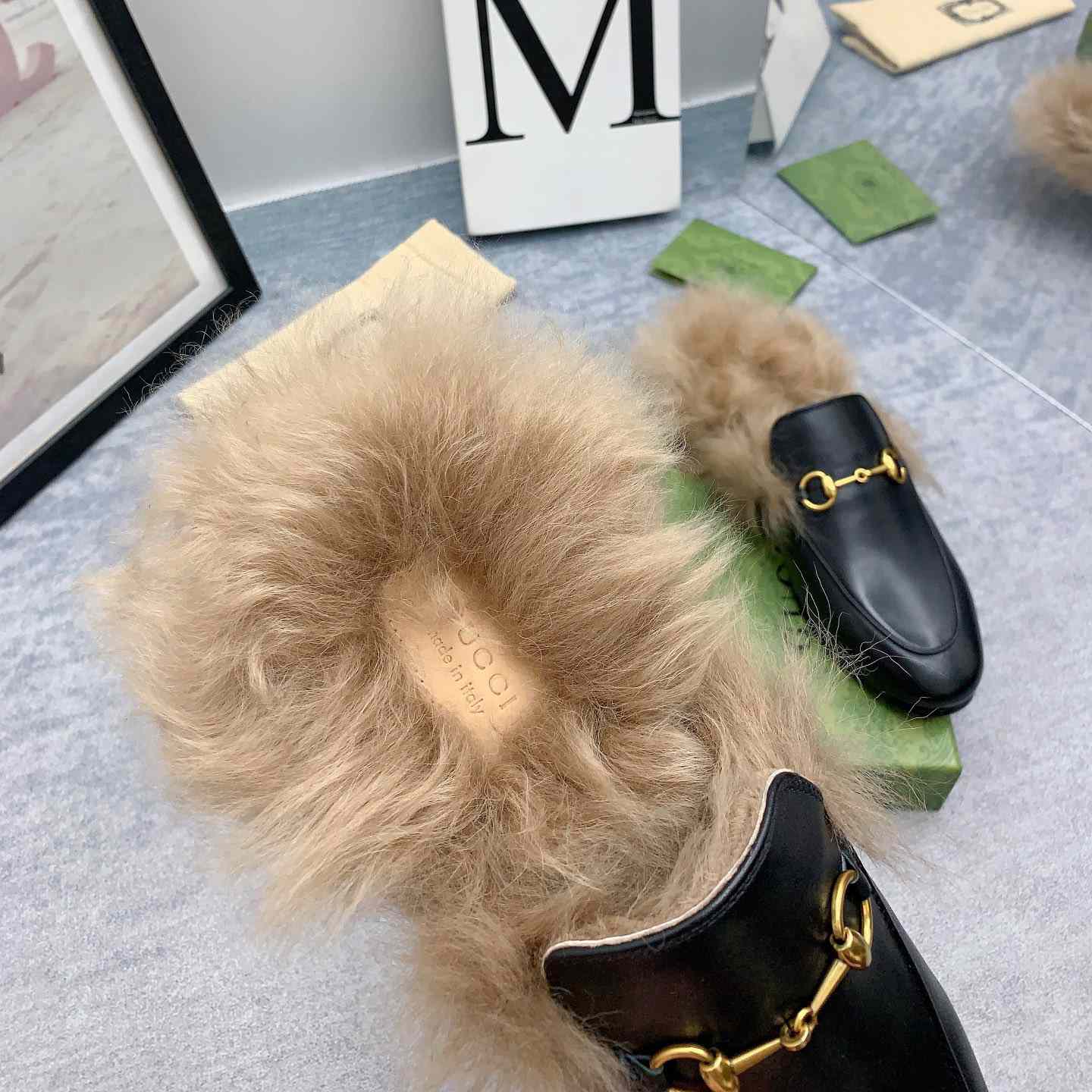 Gucci Fur Loafers - DopestKickz