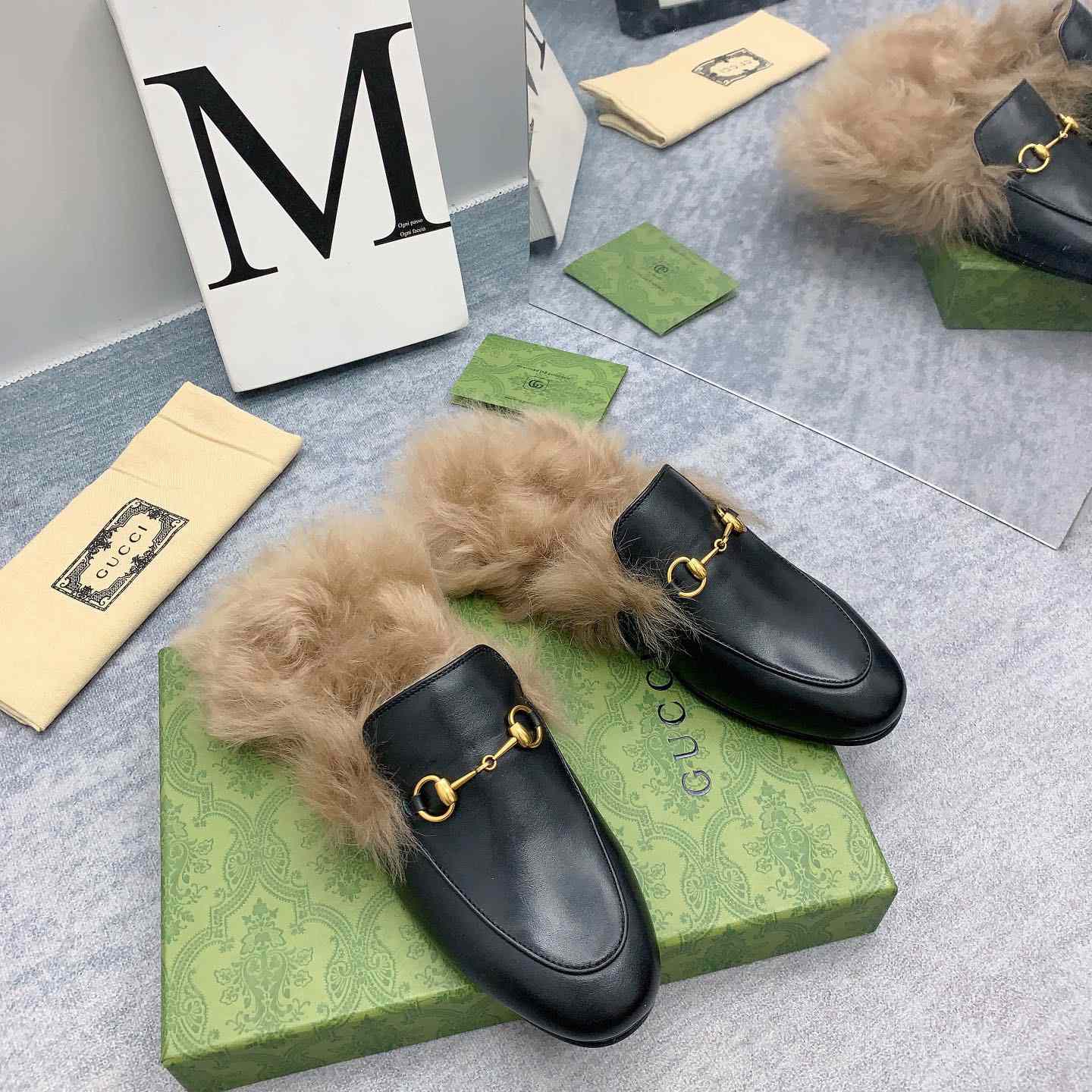Gucci Fur Loafers - DopestKickz