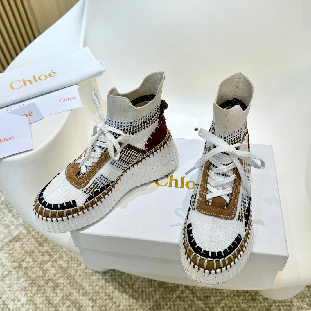 Chloe Nama Wedge Sneaker  - DopestKickz