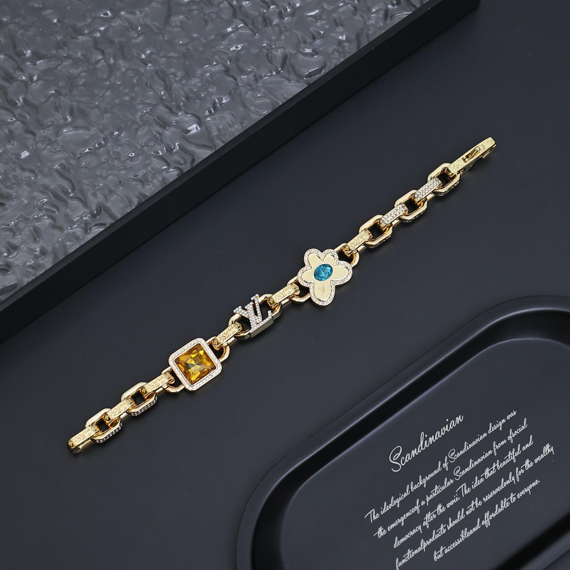 Louis Vuitton Paradise Stone Bracelet   M1594M - DopestKickz
