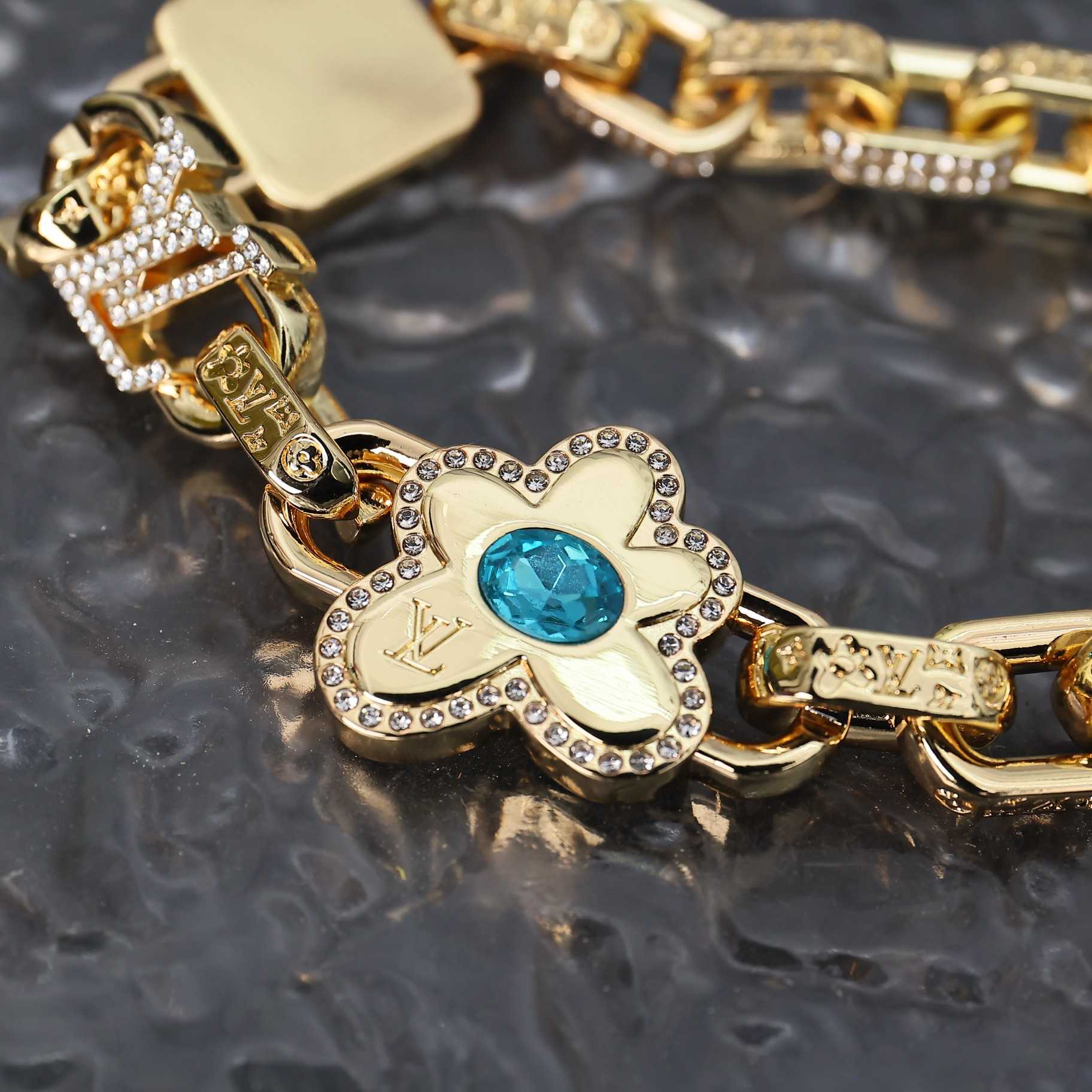 Louis Vuitton Paradise Stone Bracelet   M1594M - DopestKickz