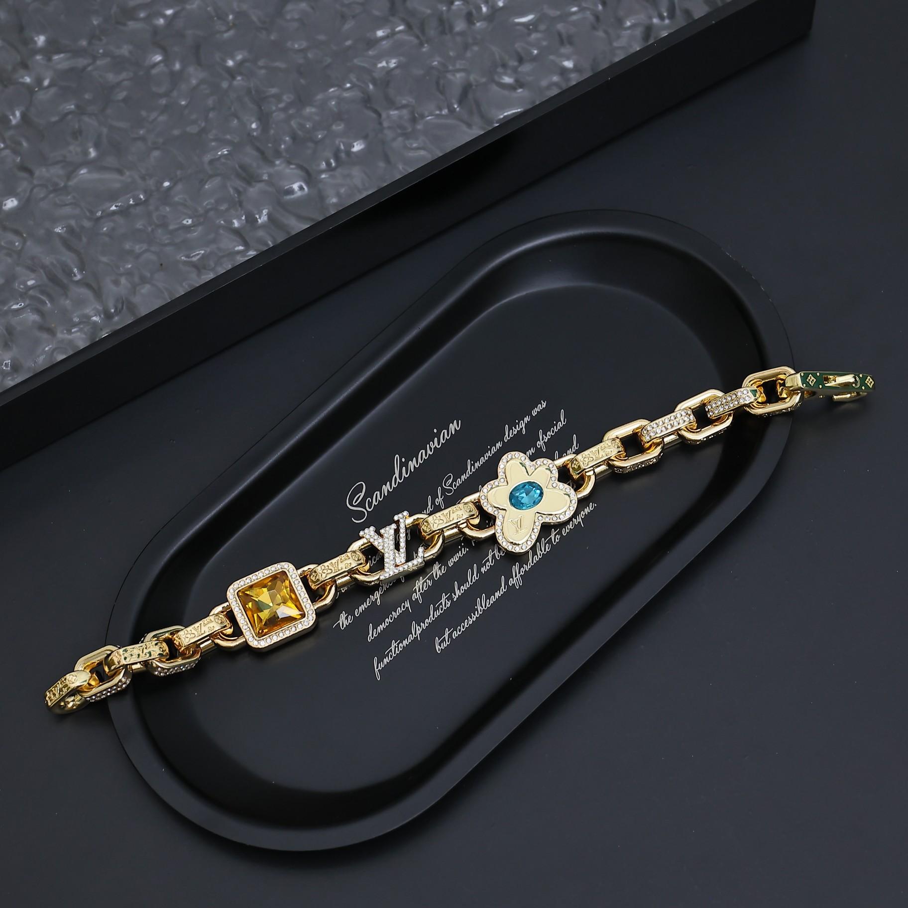 Louis Vuitton Paradise Stone Bracelet   M1594M - DopestKickz