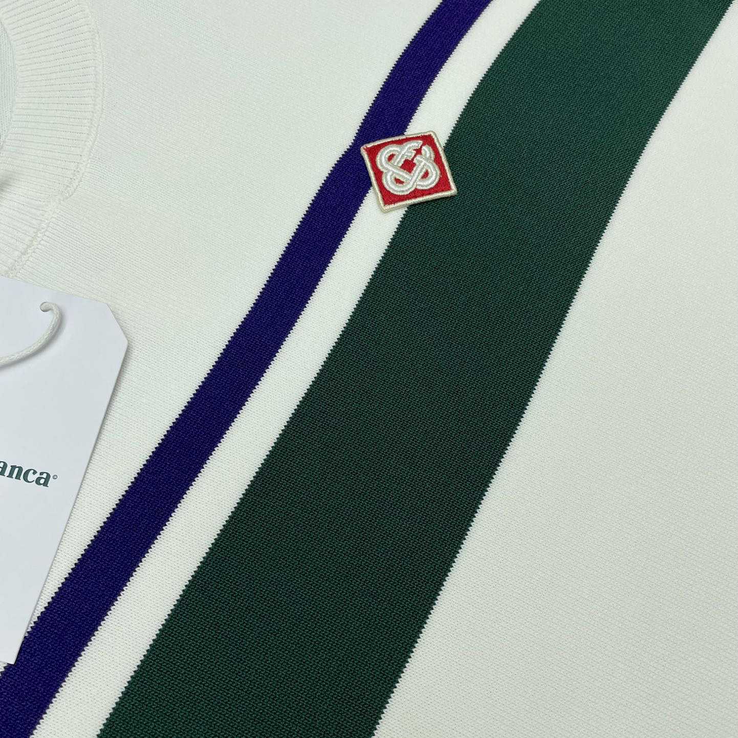 Casablanca Striped Sweatshirt   D0048 - DopestKickz