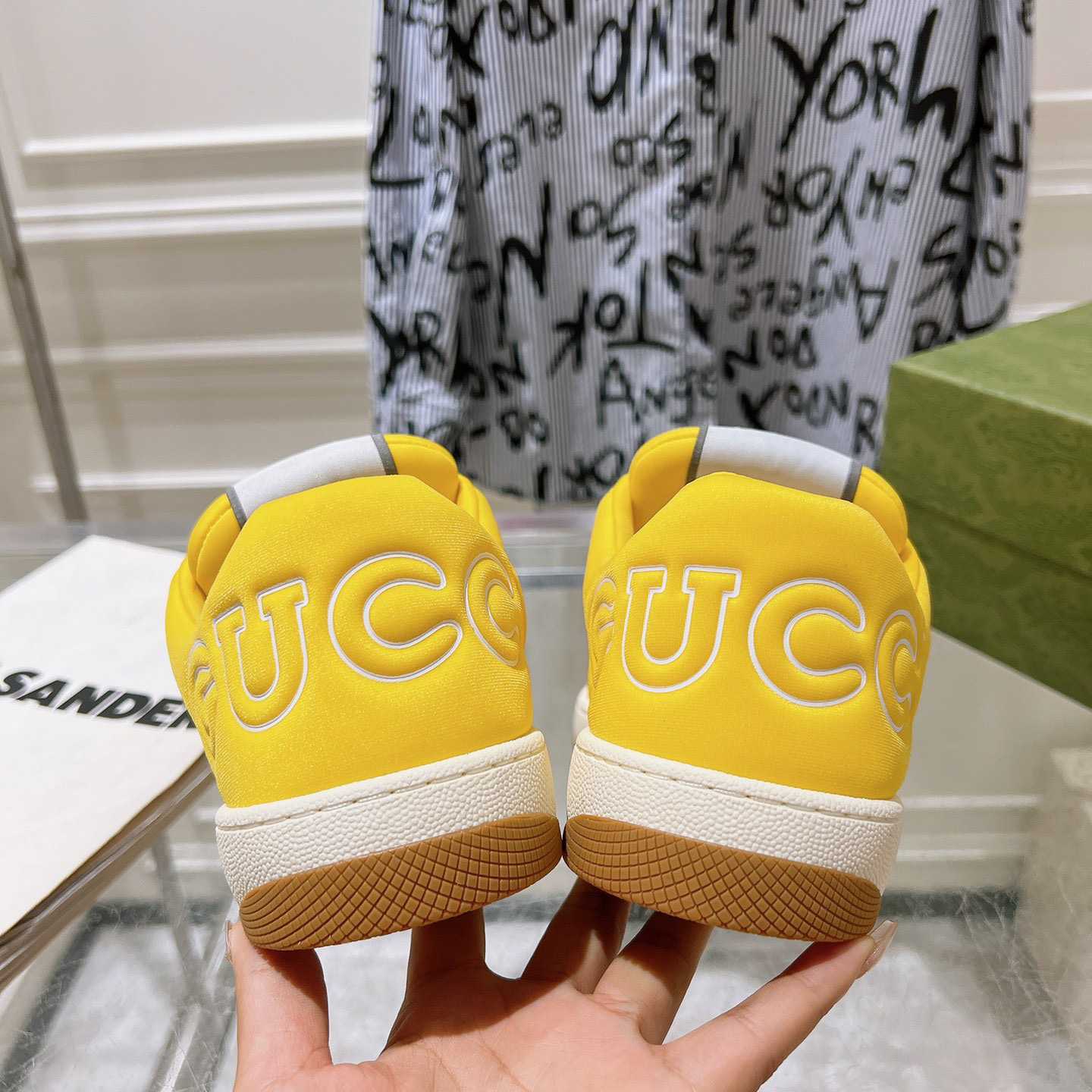 Gucci Screener Sneaker With Web - DopestKickz