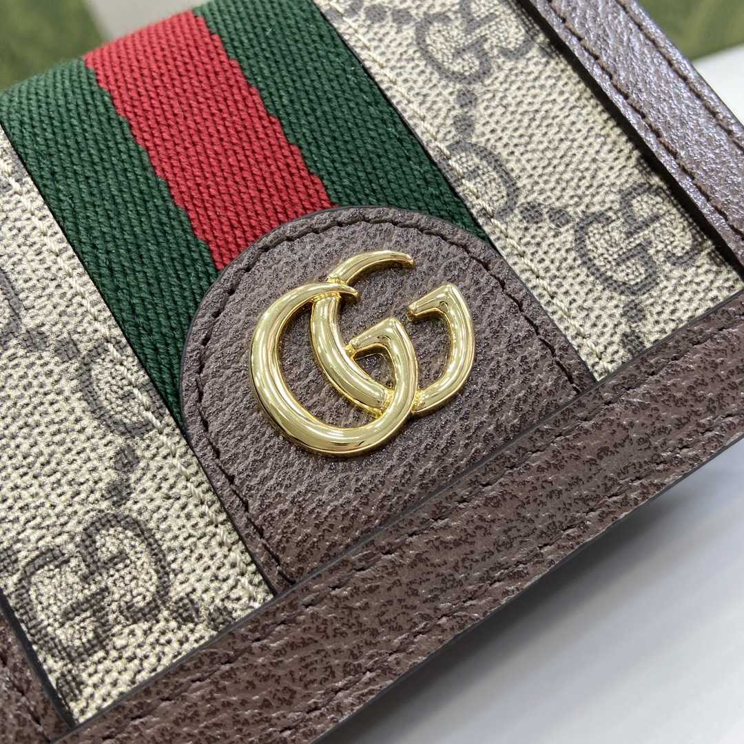 Gucci Ophidia GG Card Case Wallet - DopestKickz
