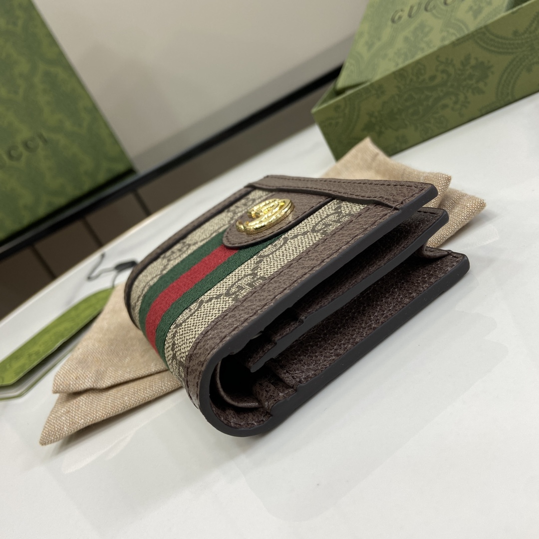 Gucci Ophidia GG Card Case Wallet - DopestKickz