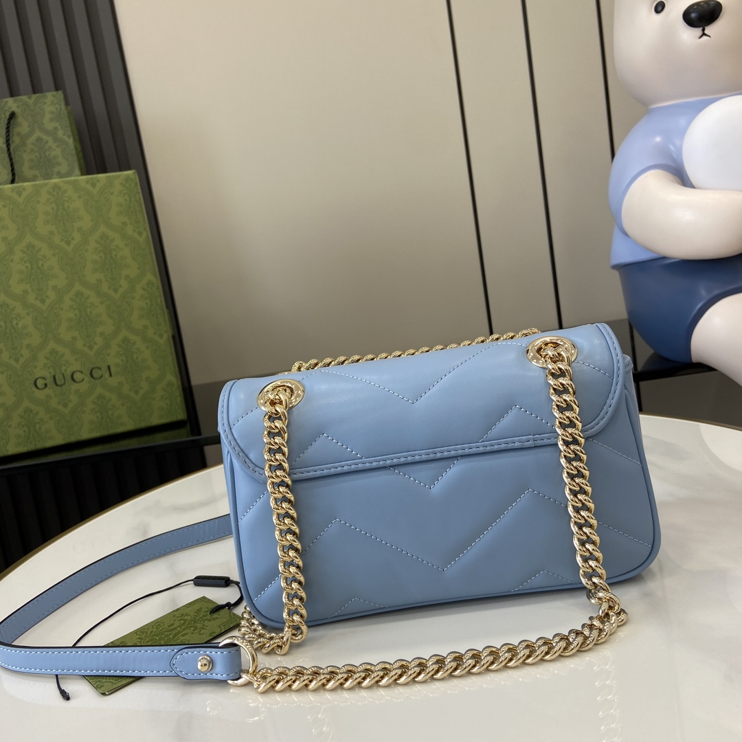 Gucci GG Marmont Mini Shoulder Bag - DopestKickz