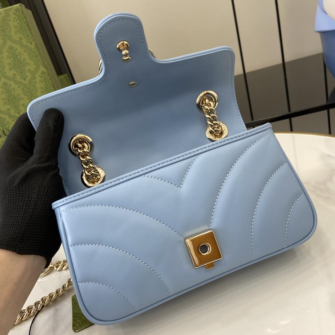 Gucci GG Marmont Mini Shoulder Bag - DopestKickz