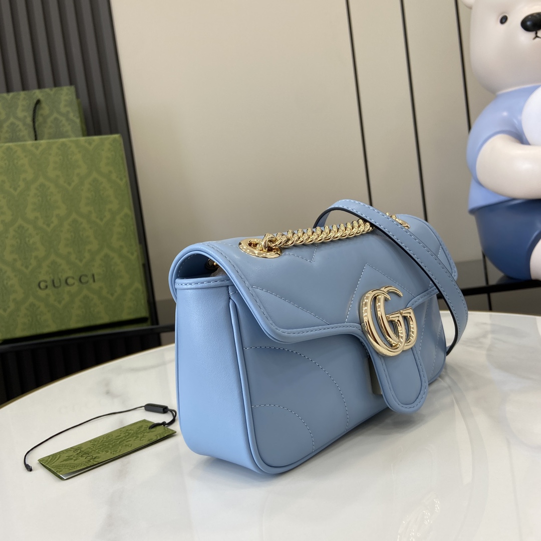 Gucci GG Marmont Mini Shoulder Bag - DopestKickz