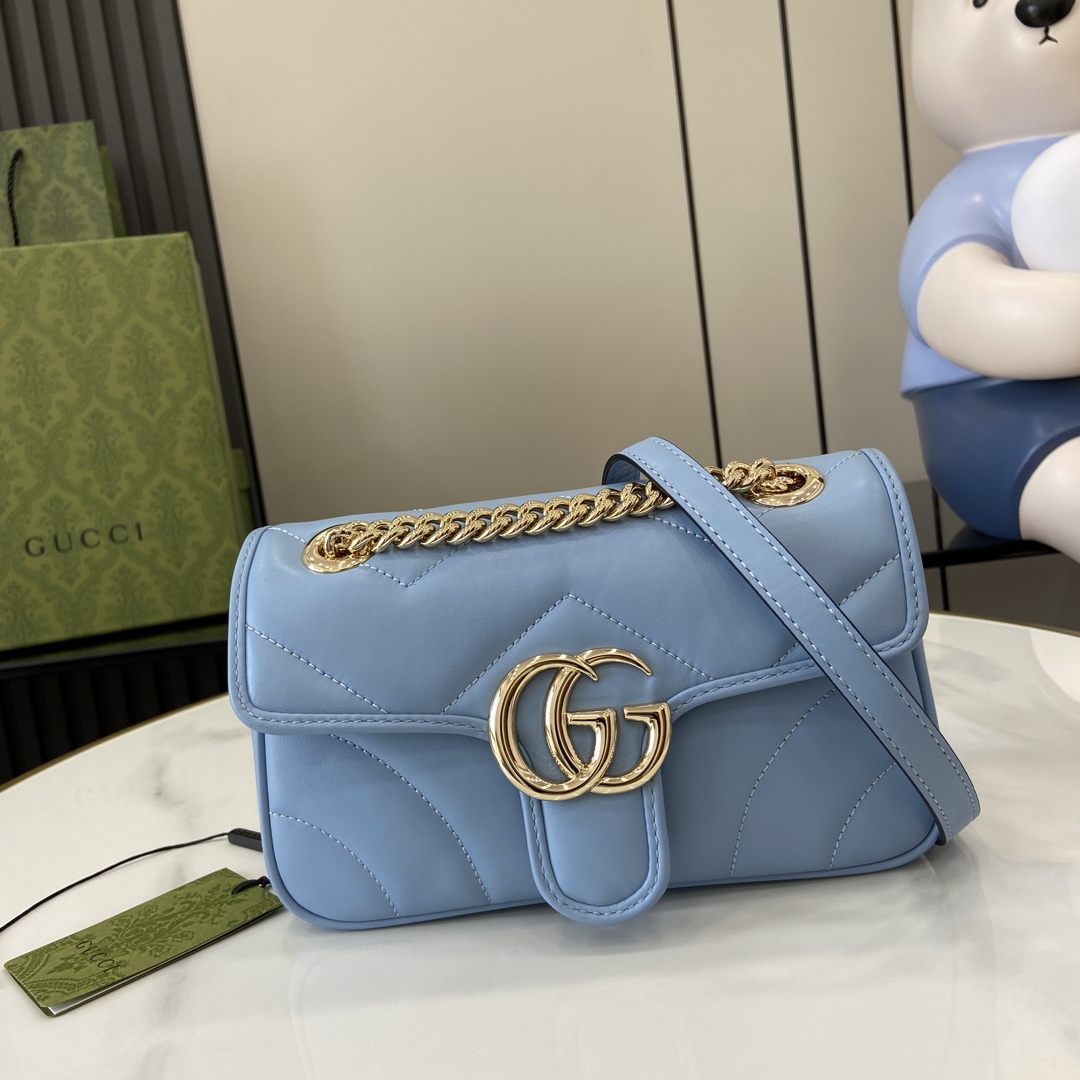 Gucci GG Marmont Mini Shoulder Bag - DopestKickz