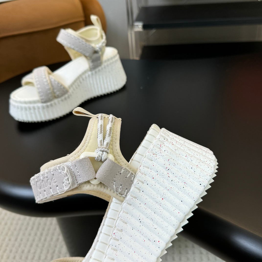 Chloe Nama Wedge Sandal - DopestKickz