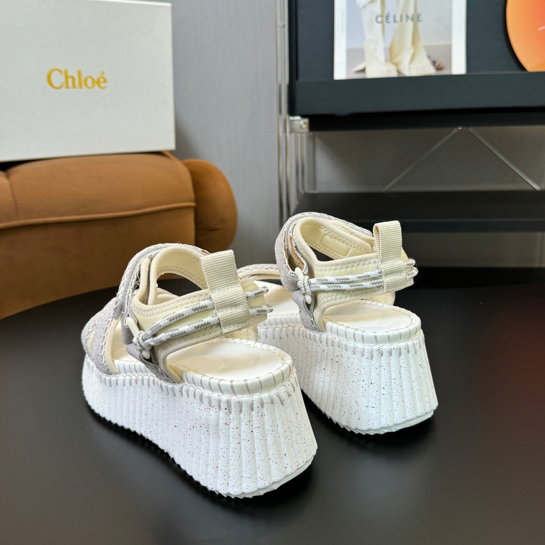 Chloe Nama Wedge Sandal - DopestKickz