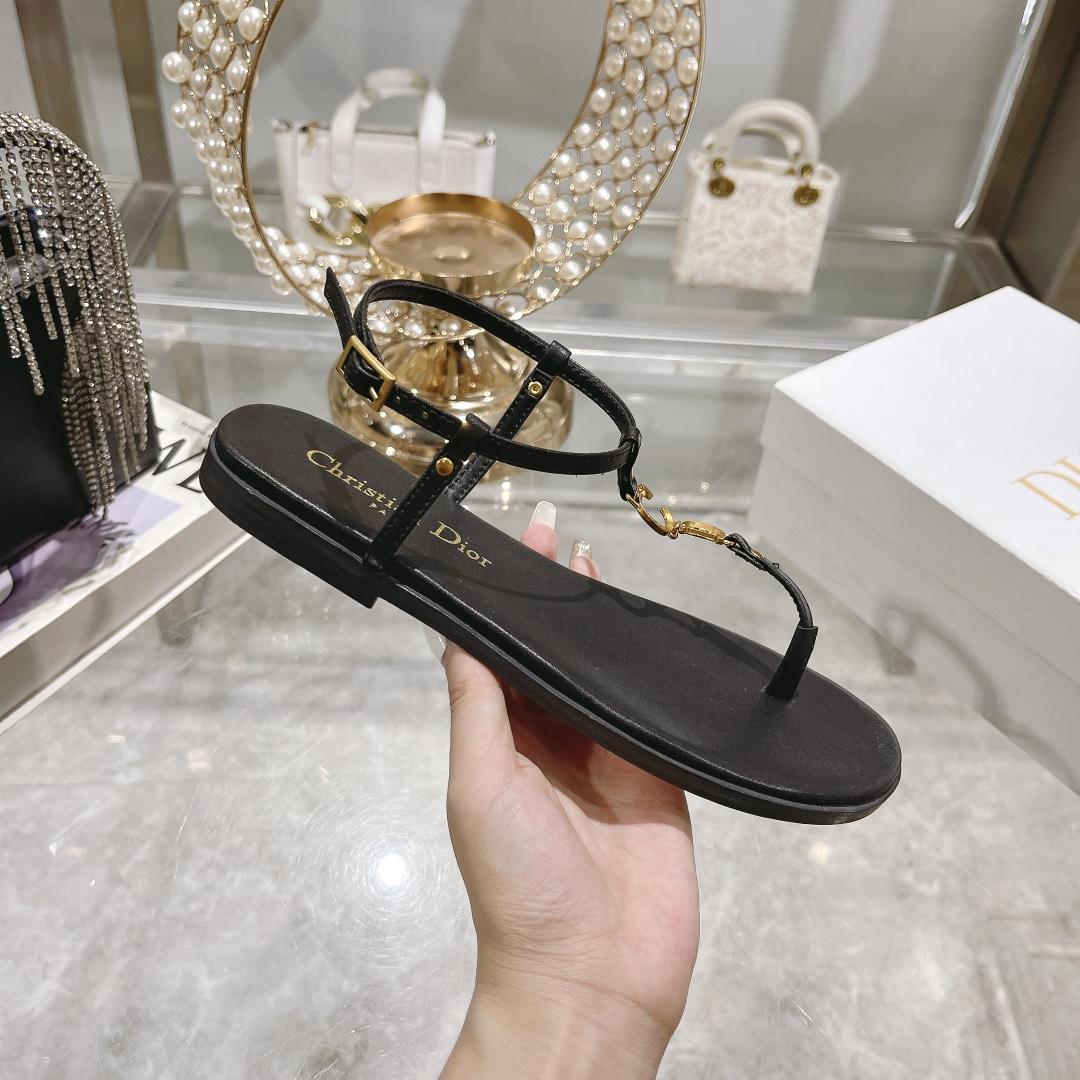 Dior Dioriviera C'est Dior Thong Sandal - DopestKickz