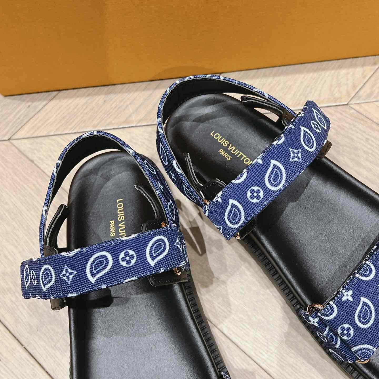 Louis Vuitton LV Sunset Flat Comfort Sandal   1ACTWB - DopestKickz
