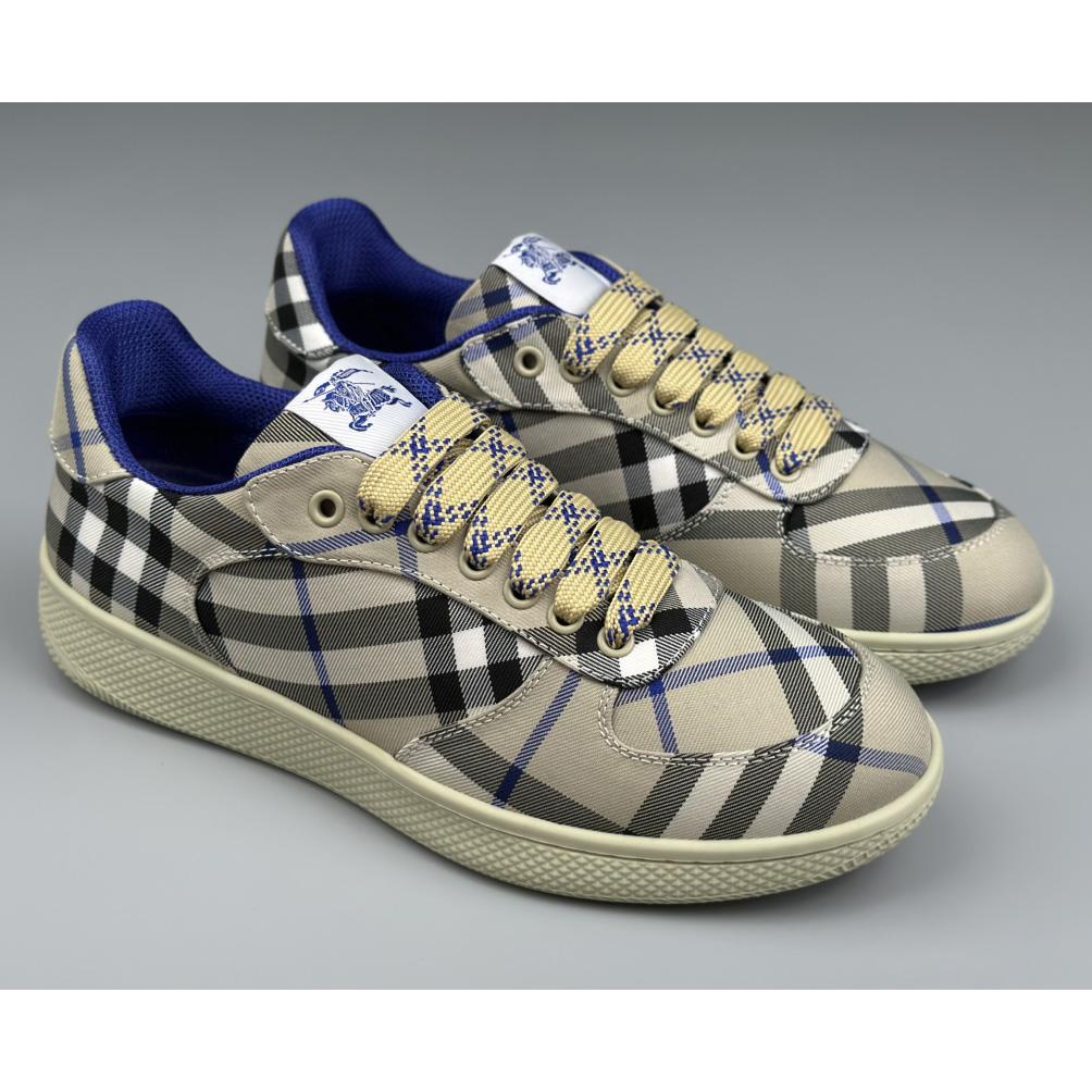 Burberry Check Terrace Sneakers - DopestKickz