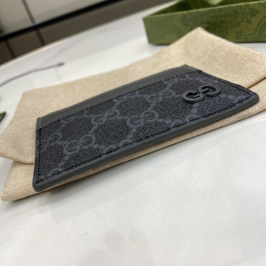 Gucci GG Card Case With GG Detail - DopestKickz