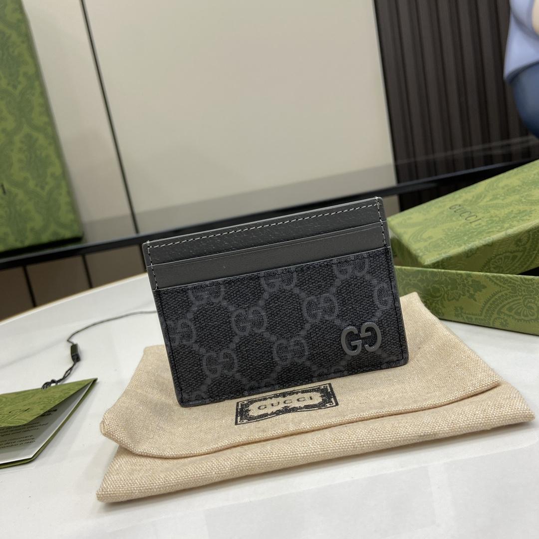 Gucci GG Card Case With GG Detail - DopestKickz