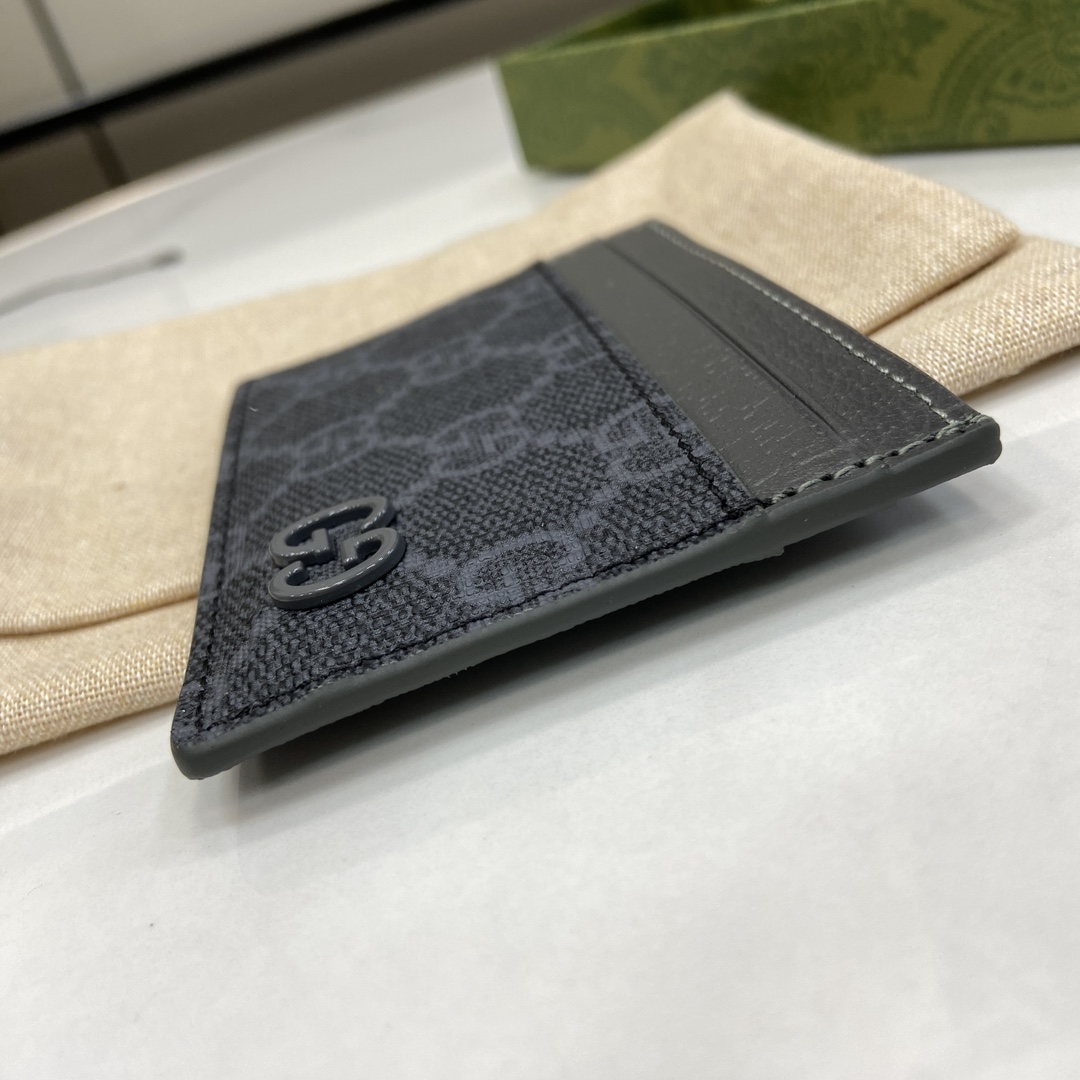 Gucci GG Card Case With GG Detail - DopestKickz