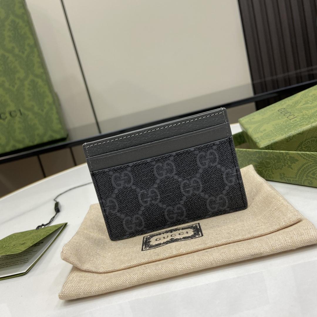Gucci GG Card Case With GG Detail - DopestKickz