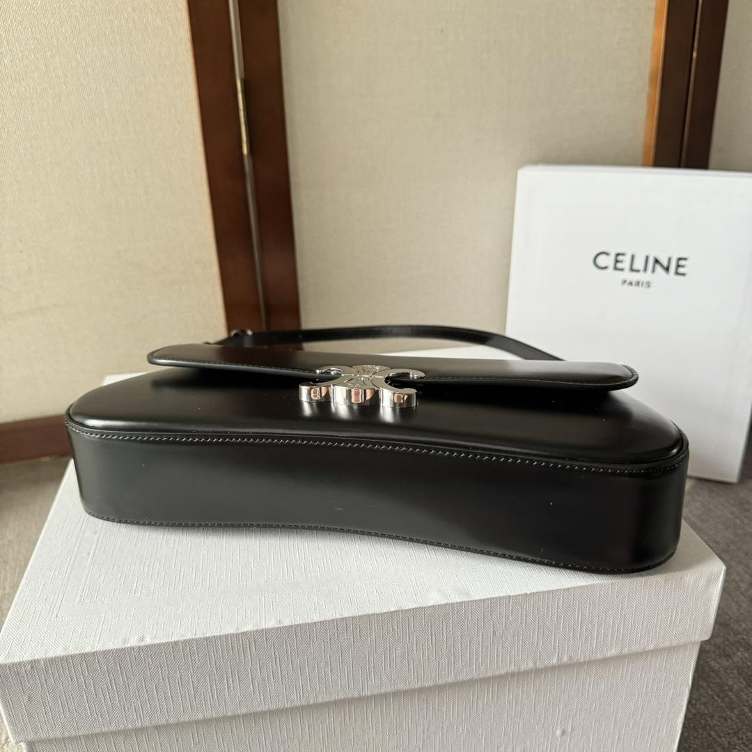 Celine Medium Celine Lola Bag In Shiny Calfskin - DopestKickz