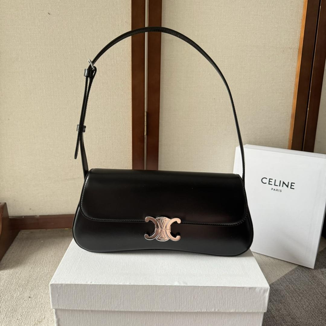 Celine Medium Celine Lola Bag In Shiny Calfskin - DopestKickz