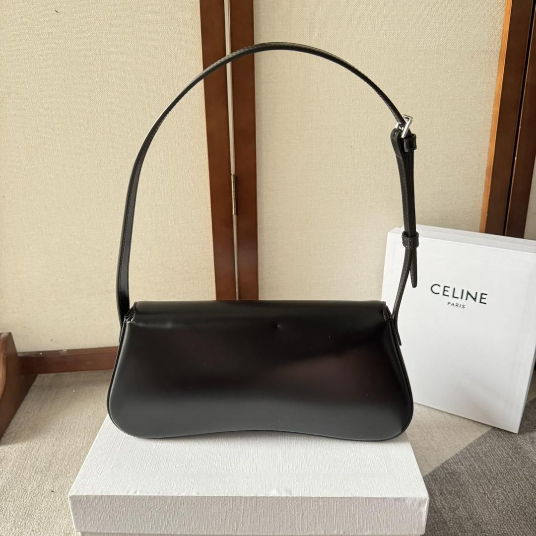 Celine Medium Celine Lola Bag In Shiny Calfskin - DopestKickz